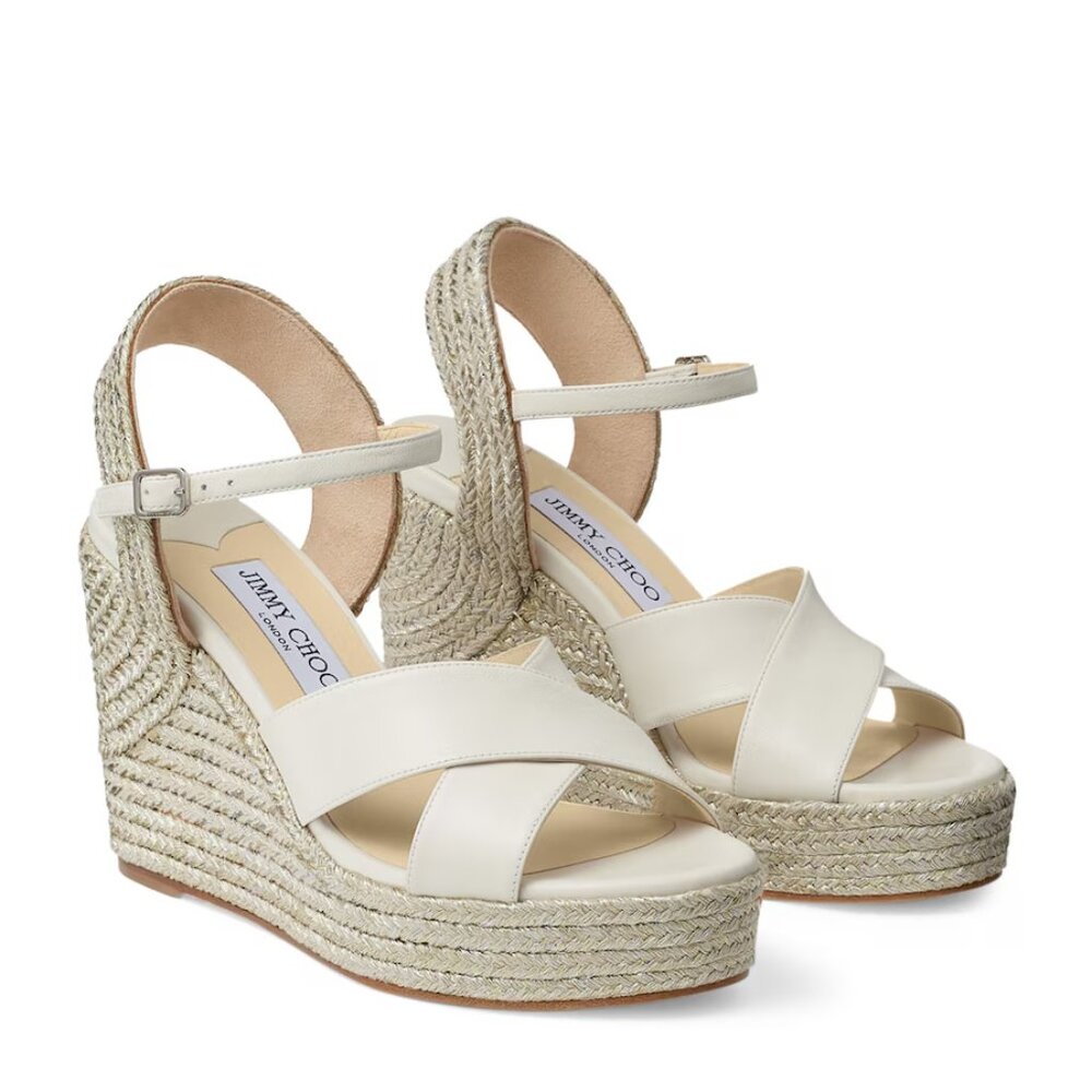 Jimmy Choo Dellena 100 Noe White